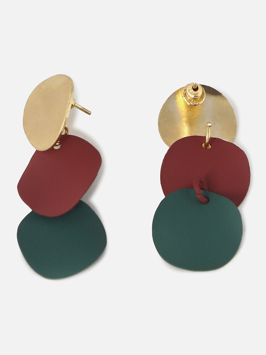 Gold Plated Designer Drop Earring