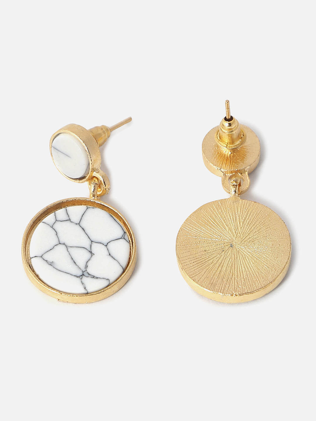 Gold Plated Designer Drop Earring