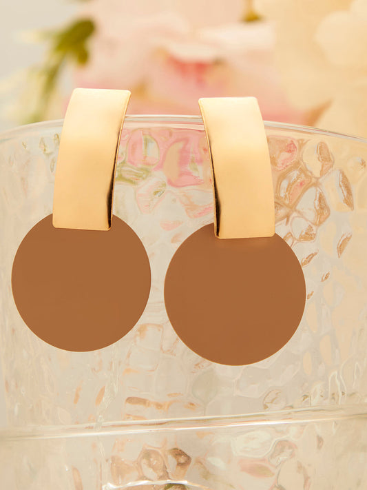 Gold Plated Designer Stud