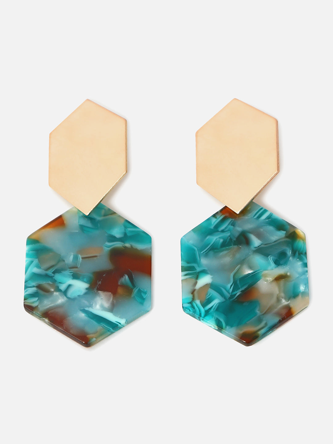 Gold Plated Designer Stud