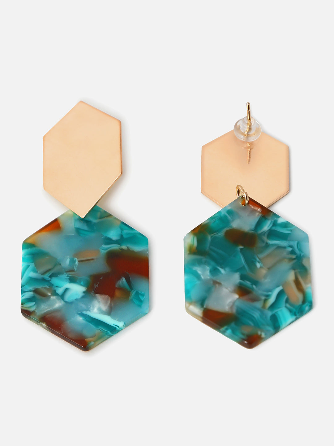 Gold Plated Designer Stud