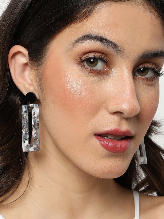 Silver Plated Designer Stud