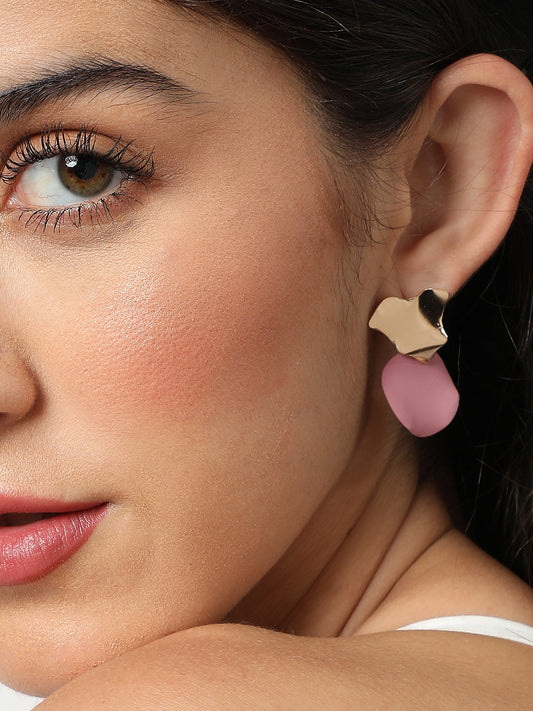 Gold Plated Designer Stud