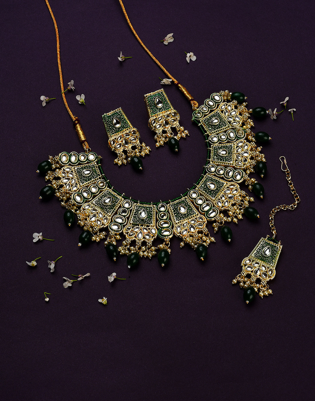 Kundan Gold Plated Necklace Set