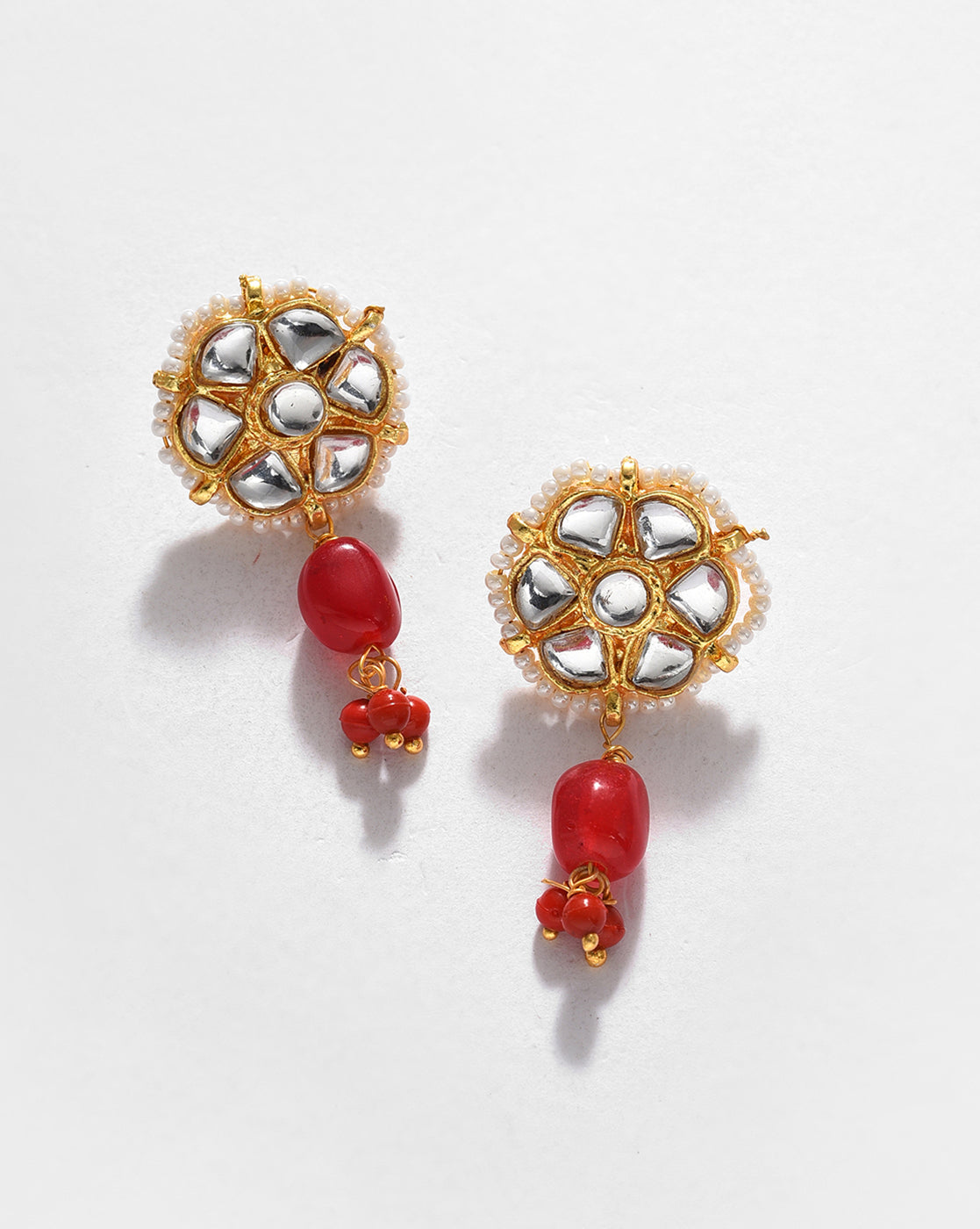 Gold-Plated Beaded Necklace Set