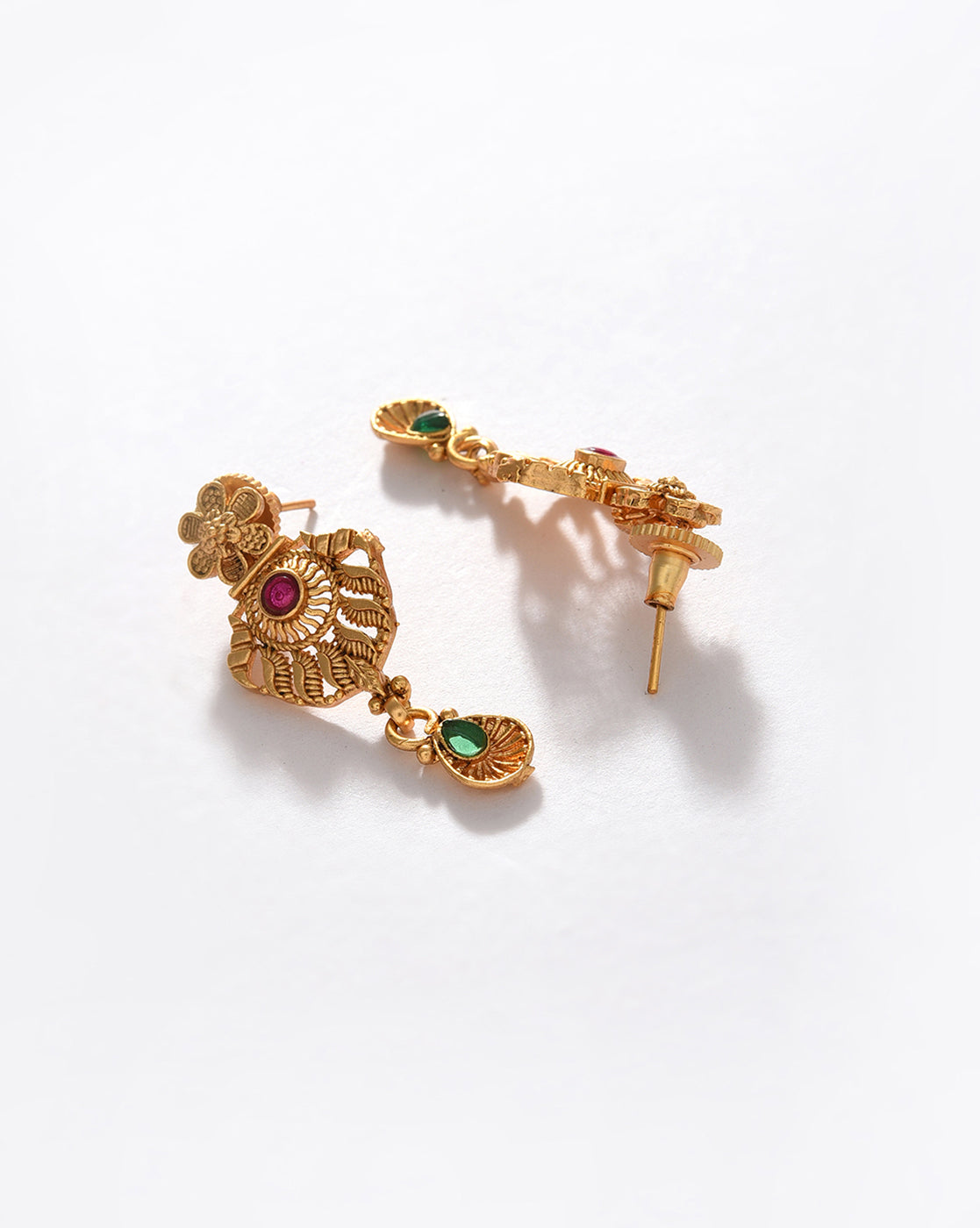 Gold-Plated Contemporary Jewellery Set
