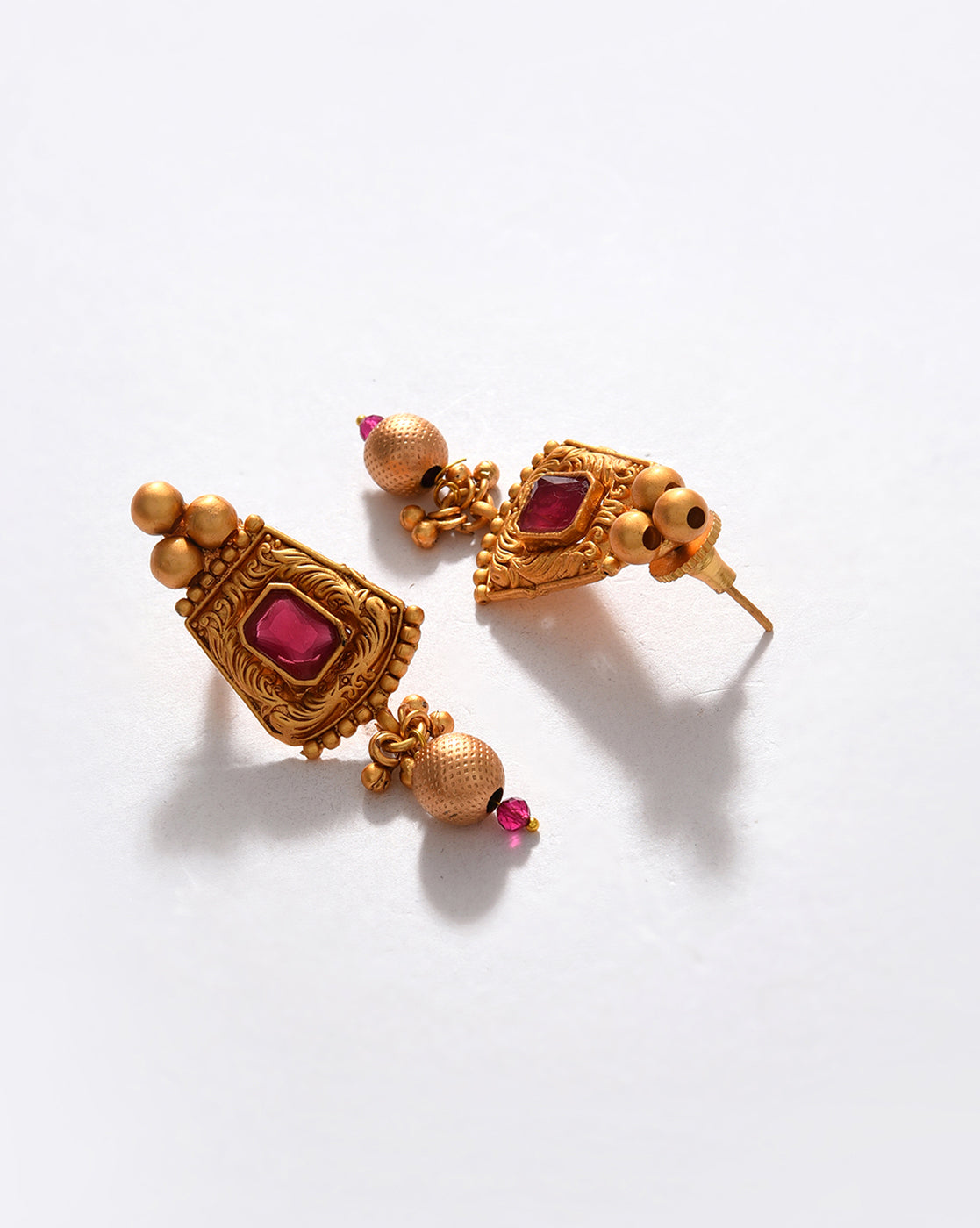 Gold-Plated Contemporary Jewellery Set