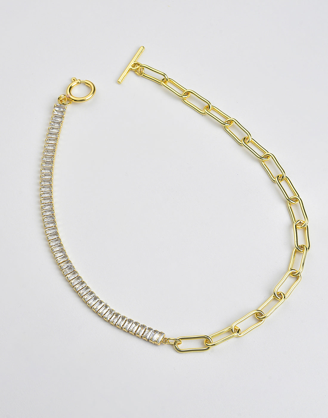 Gold Plated Stone Necklace