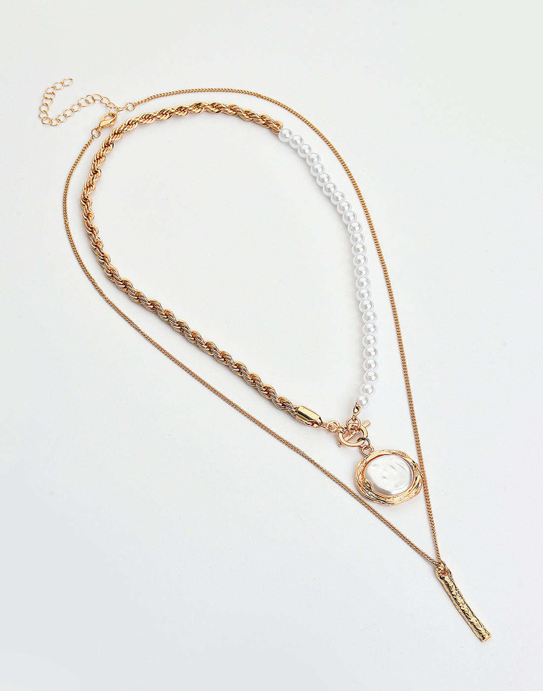 Pack of 2 Gold Plated Designer Pendant