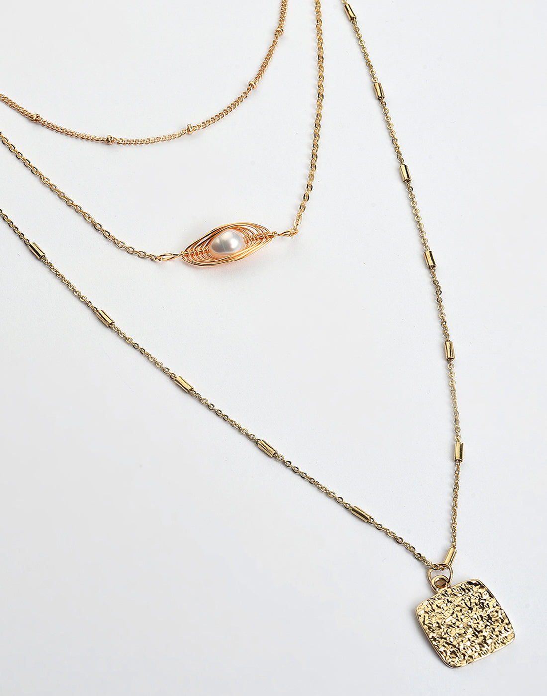 Pack of 3 Gold Plated Designer Pendant