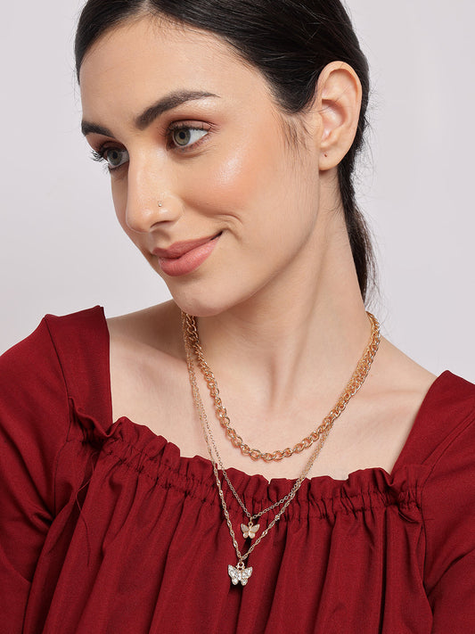 Pack of 3 Butterfly Designer Chain