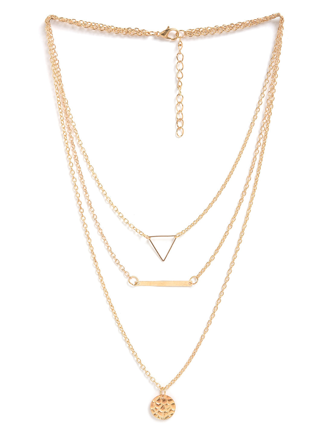 Pack of 3 Gold Plated Designer Chain