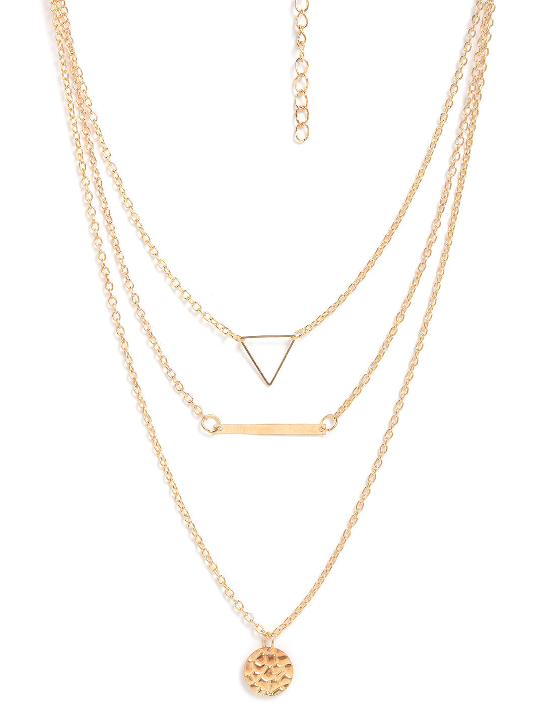 Pack of 3 Gold Plated Designer Chain