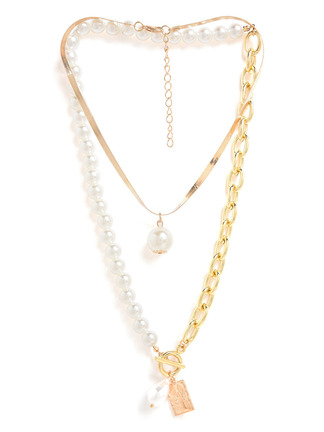 Pack of 3 Gold Plated Designer Chain