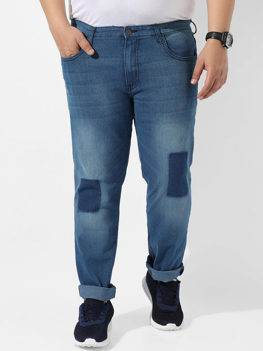 Classic Blue Medium-Washed Denim Jeans