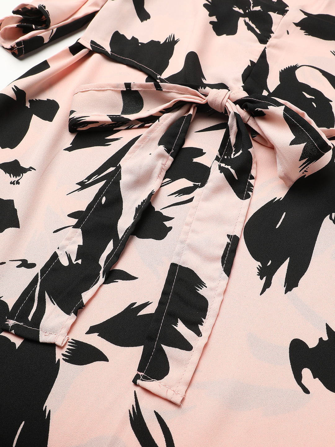 Abstract Print Dress