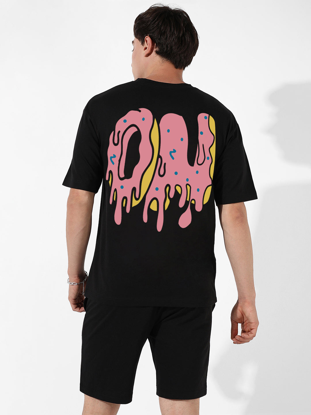 Campus Sutra Men's Peach Cupid Co-Ord Set