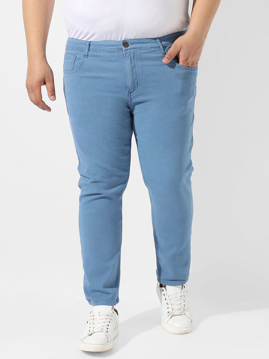 Classic Blue Light-Washed Denim Jeans