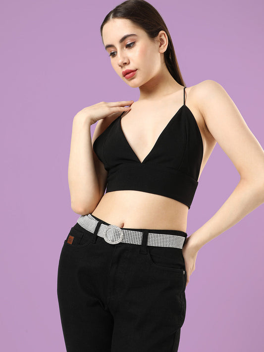 Silver Mesh Waist Belt