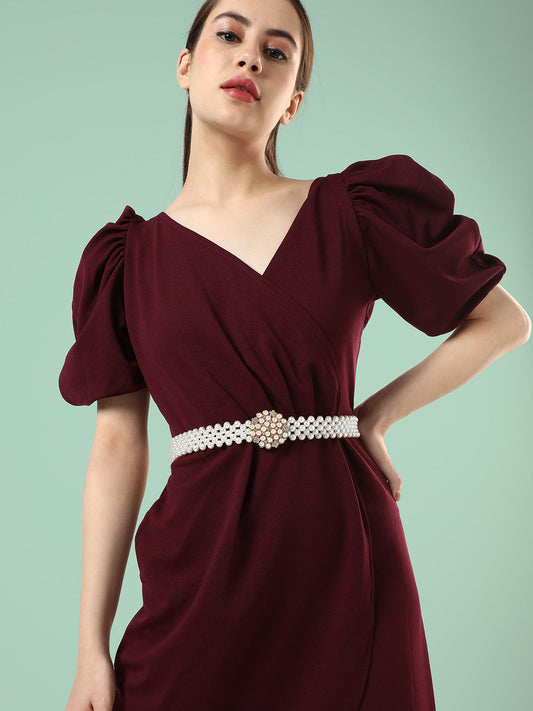 Solid Pearl Waist Belt