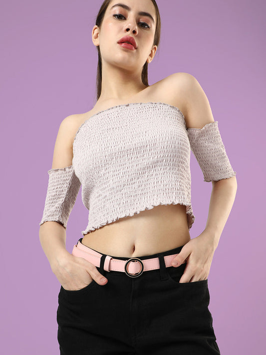 Solid Pink Waist Belt