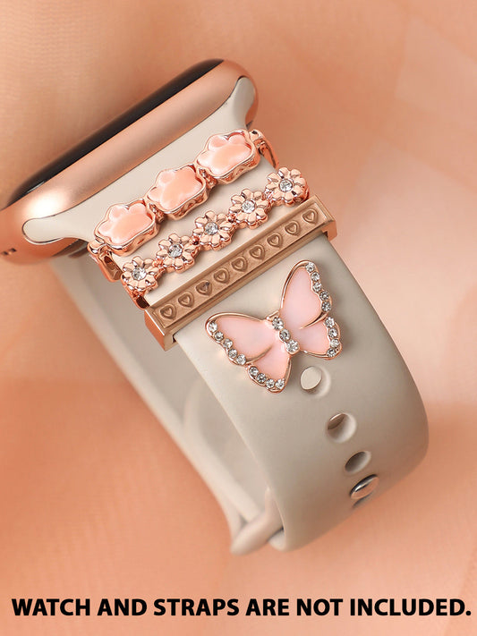 Annabella Butterfly Embellished Glide Charm