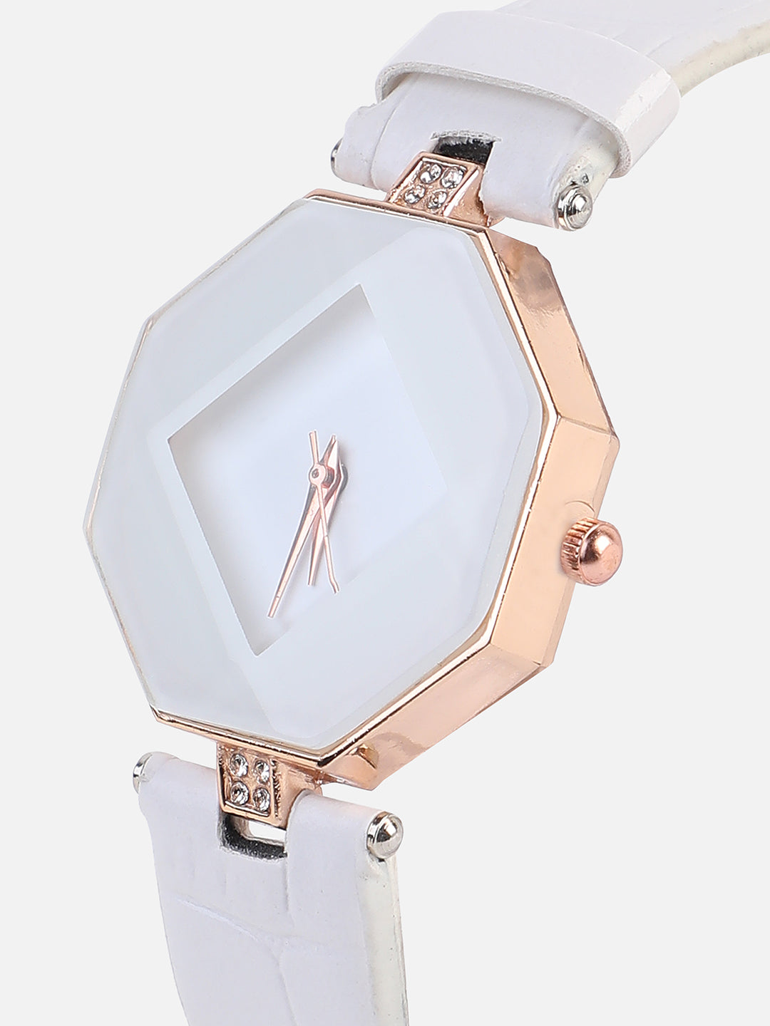 Aria White Watch Combo
