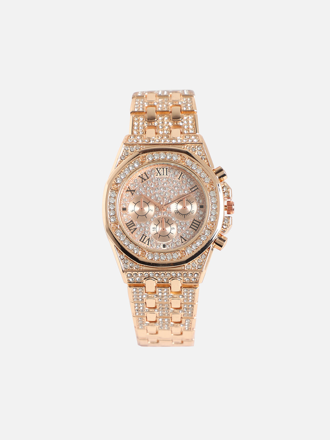 Wednesday Rose Gold Watch Combo