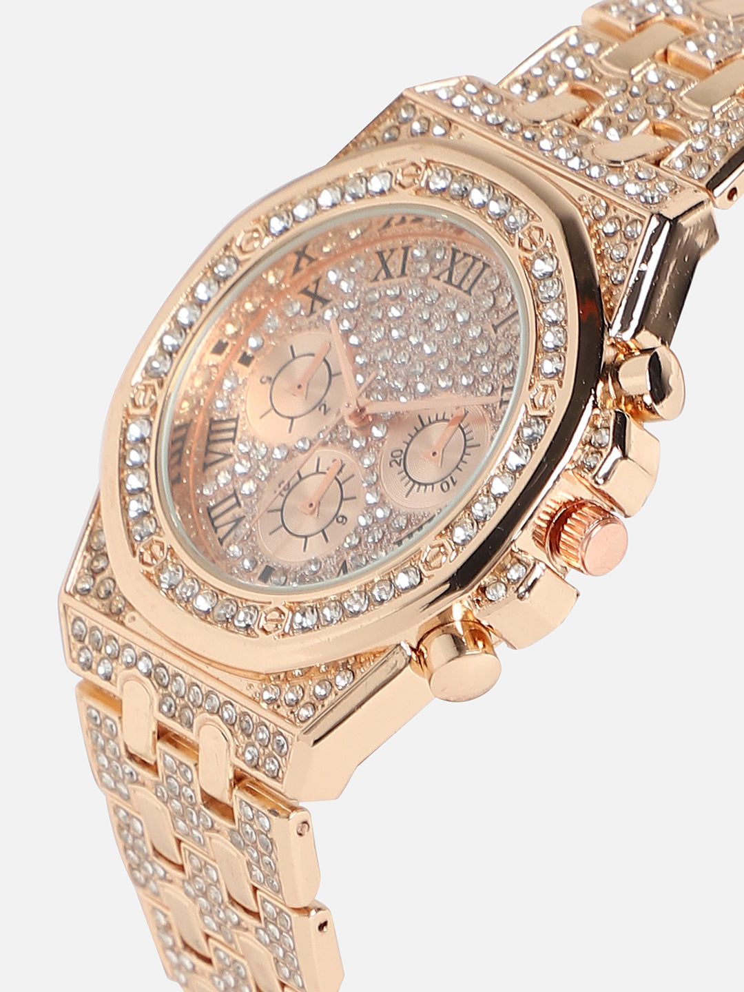 Wednesday Rose Gold Watch Combo