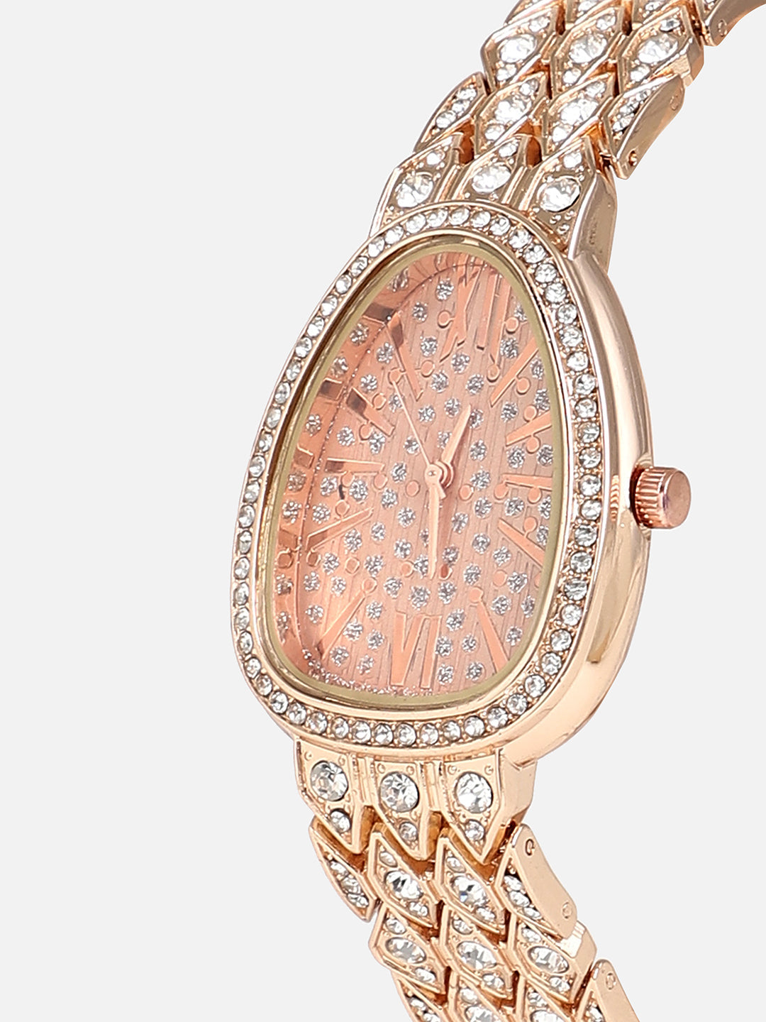 Asteria Rose Gold Watch Combo
