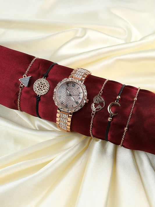 Cora Gold Watch Combo