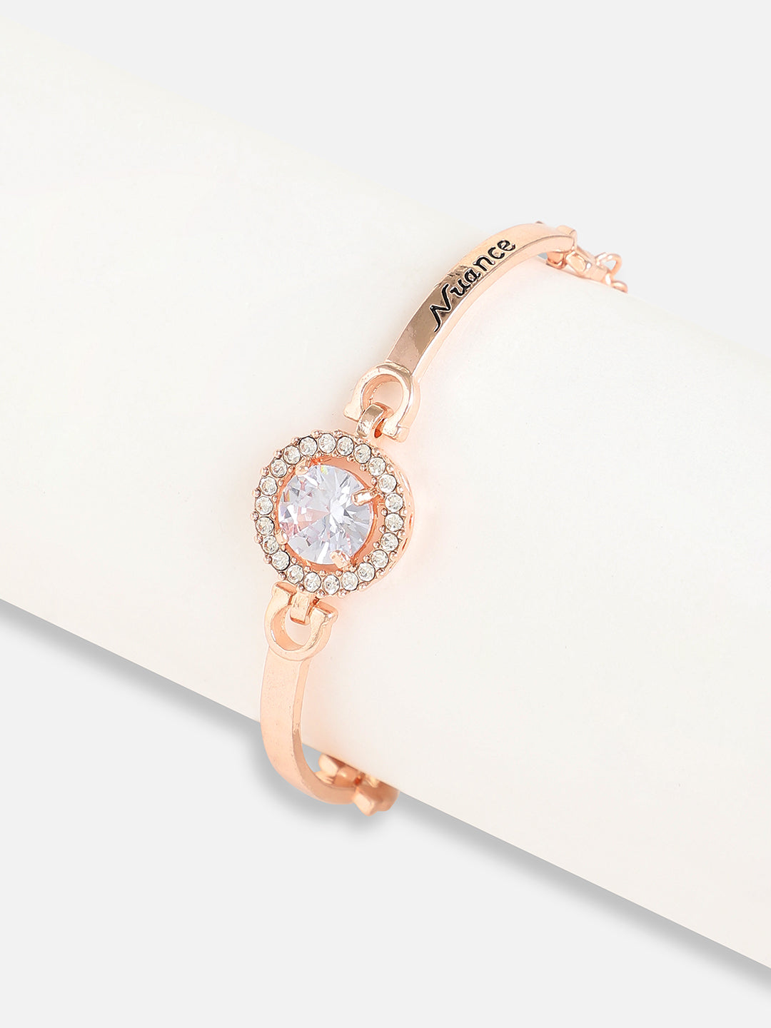 Gold Plated Designer Stone Casual Bracelet For Women