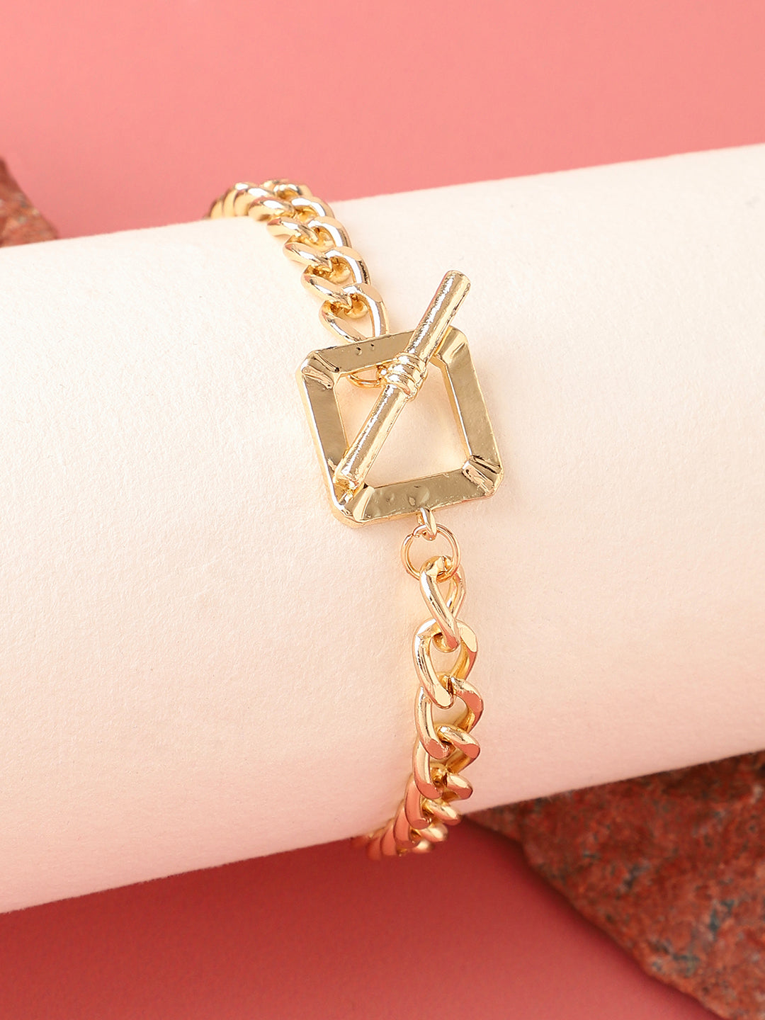 Gold Plated Designer Casual Bracelet For Women