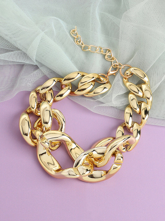 Gold Plated Designer Party Necklace For Women
