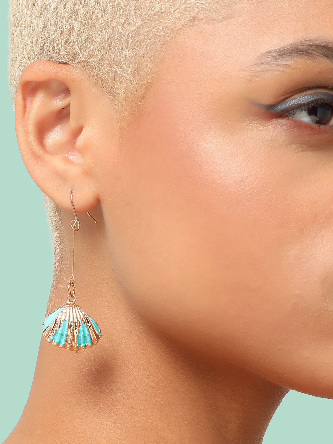 GOLD PLATED PARTY DESIGNER DROP EARRING FOR WOMEN