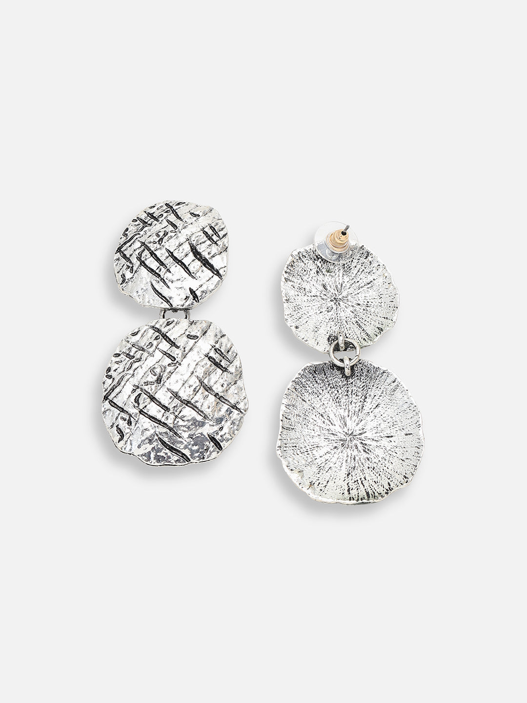 SILVER PLATED PARTY DESIGNER DROP EARRING FOR WOMEN