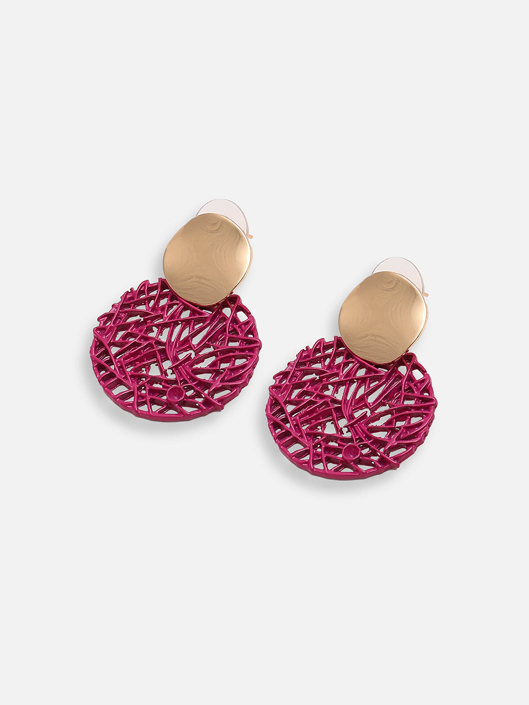 GOLD PLATED PARTY DESIGNER DROP EARRING FOR WOMEN