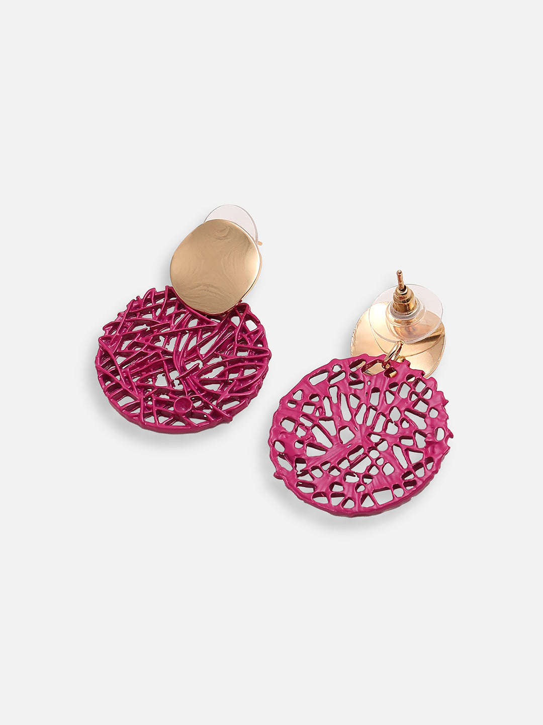 GOLD PLATED PARTY DESIGNER DROP EARRING FOR WOMEN