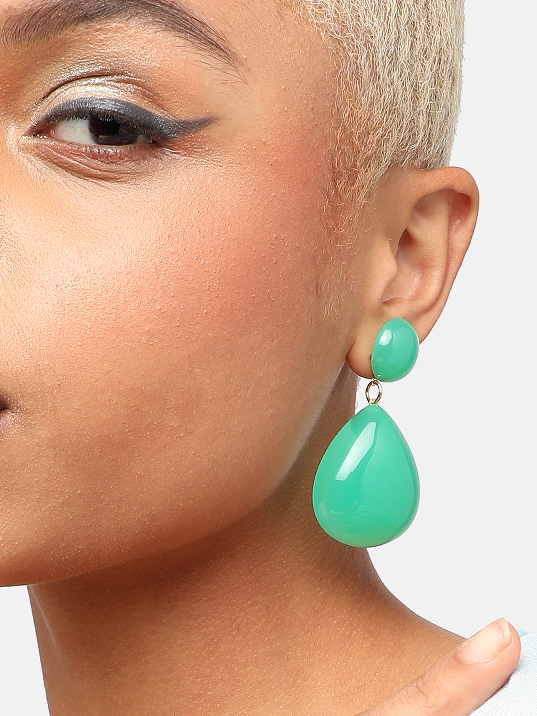 GOLD PLATED PARTY DESIGNER DROP EARRING FOR WOMEN