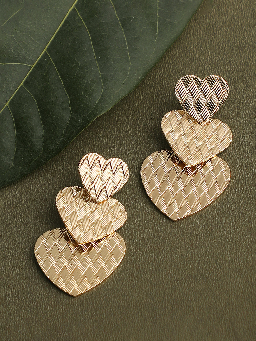 GOLD PLATED PARTY DESIGNER DROP EARRING FOR WOMEN