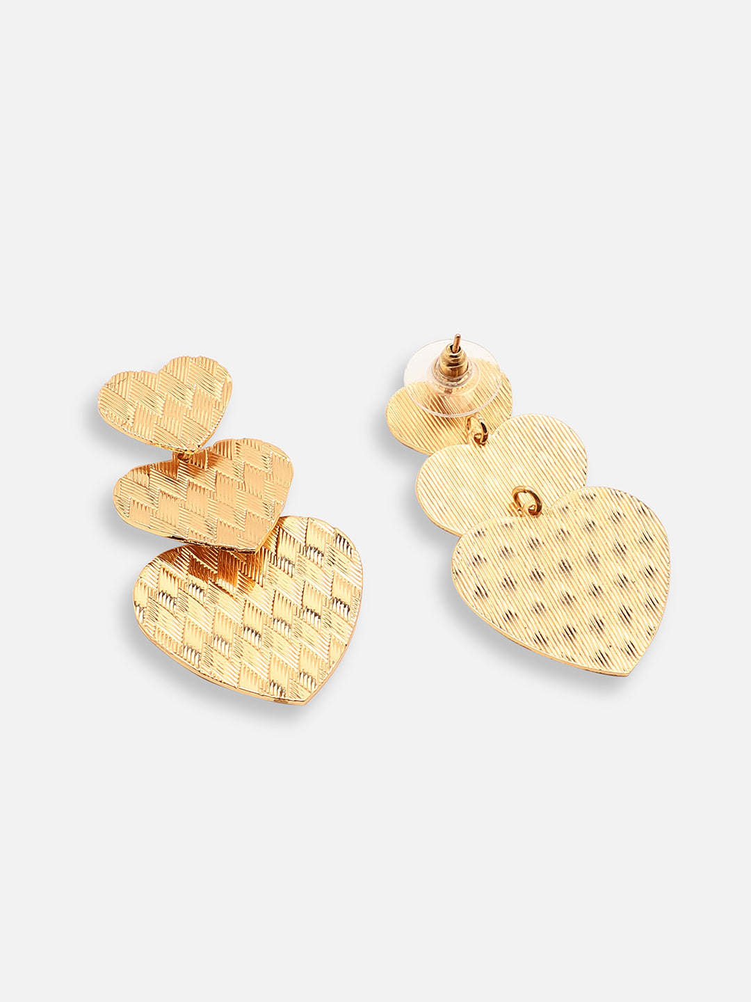 GOLD PLATED PARTY DESIGNER DROP EARRING FOR WOMEN