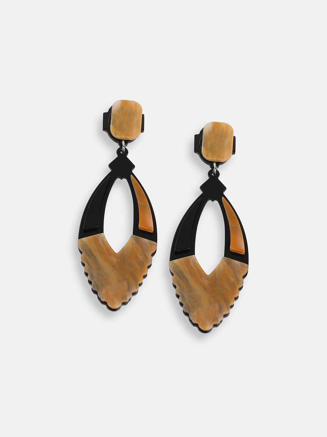 GOLD PLATED PARTY DESIGNER DROP EARRING FOR WOMEN