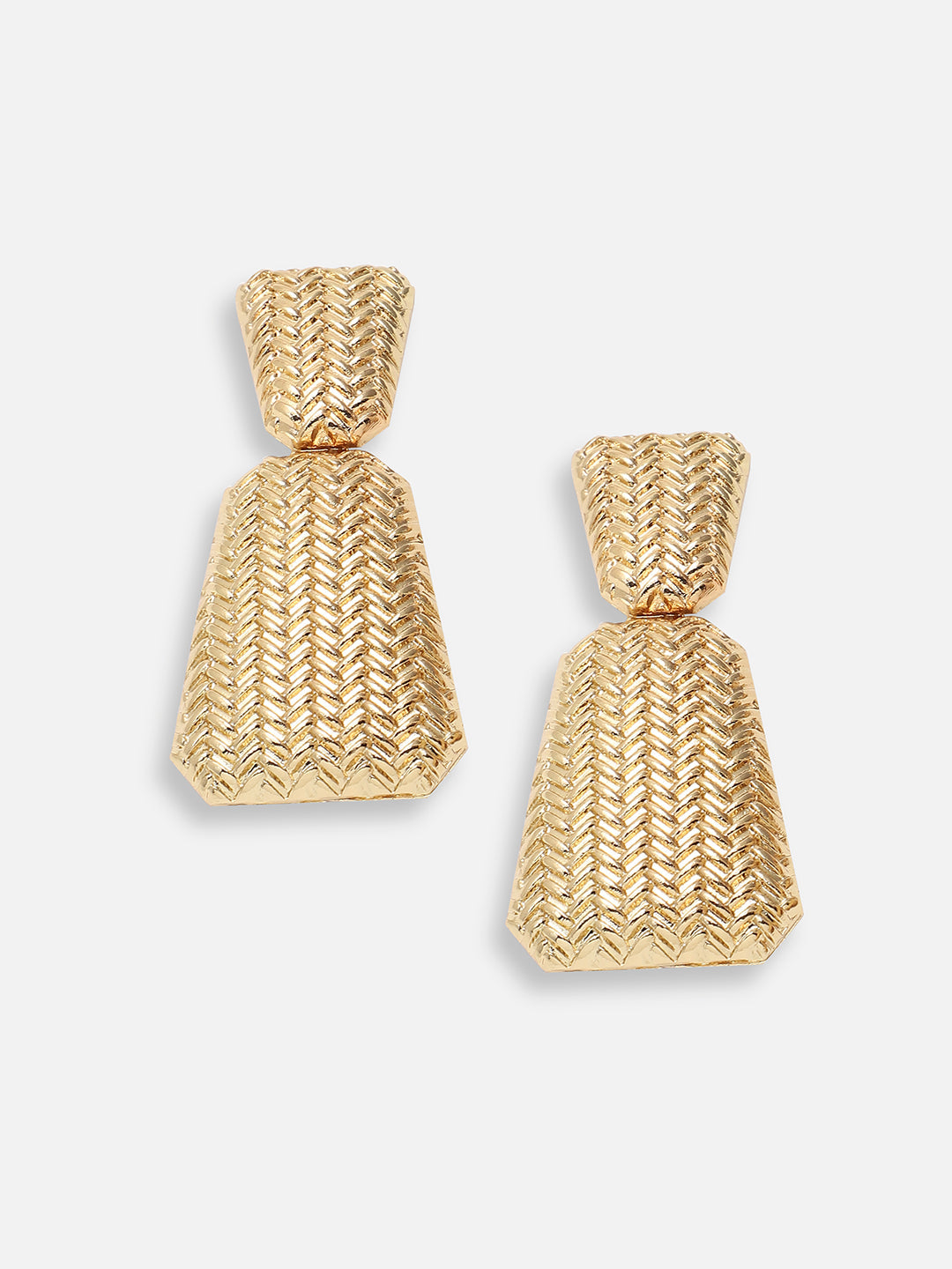 GOLD PLATED PARTY DESIGNER DROP EARRING FOR WOMEN