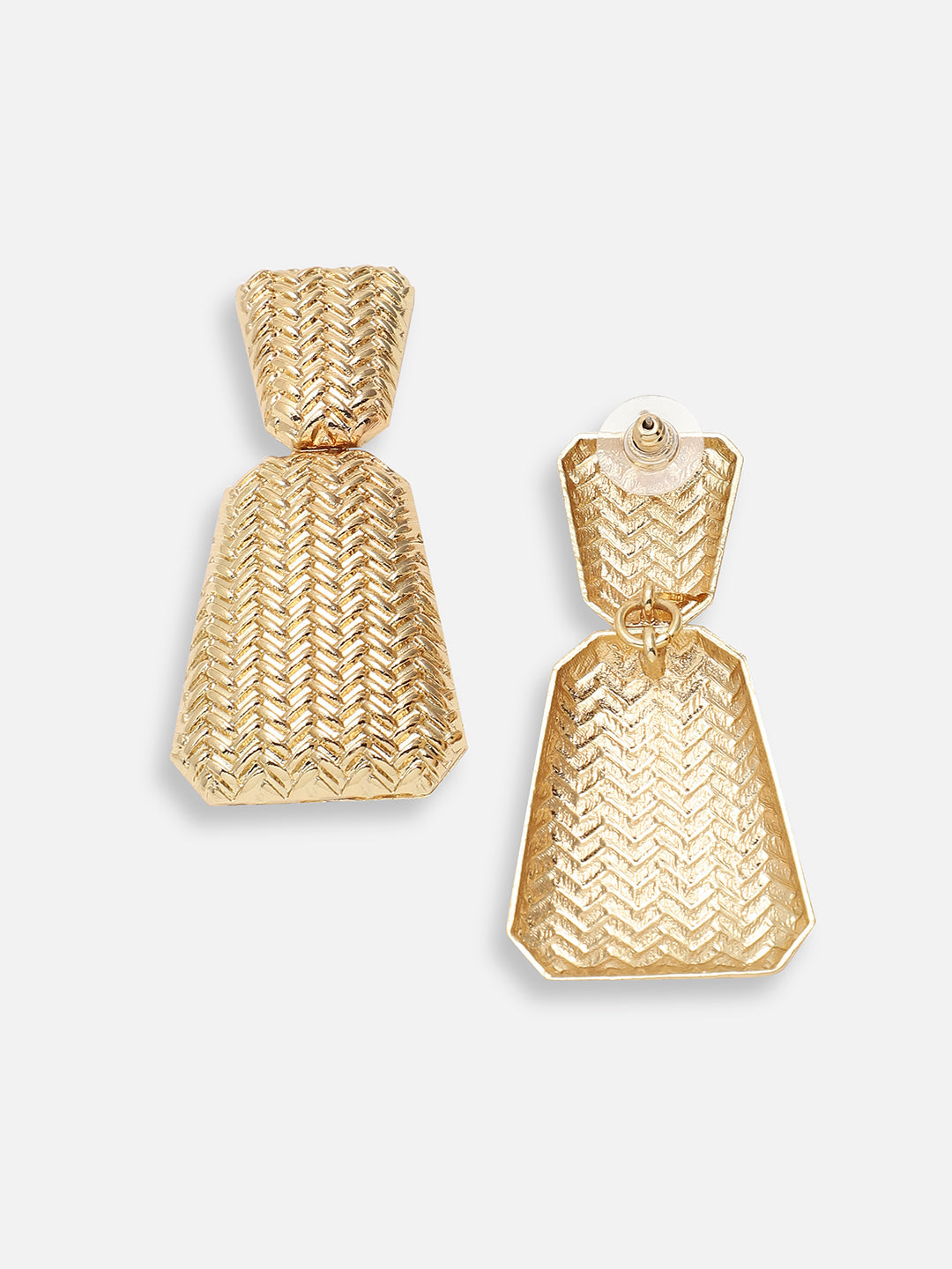 GOLD PLATED PARTY DESIGNER DROP EARRING FOR WOMEN