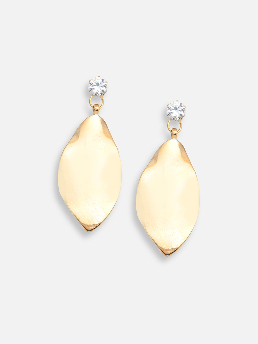 GOLD PLATED PARTY DESIGNER DROP EARRING FOR WOMEN