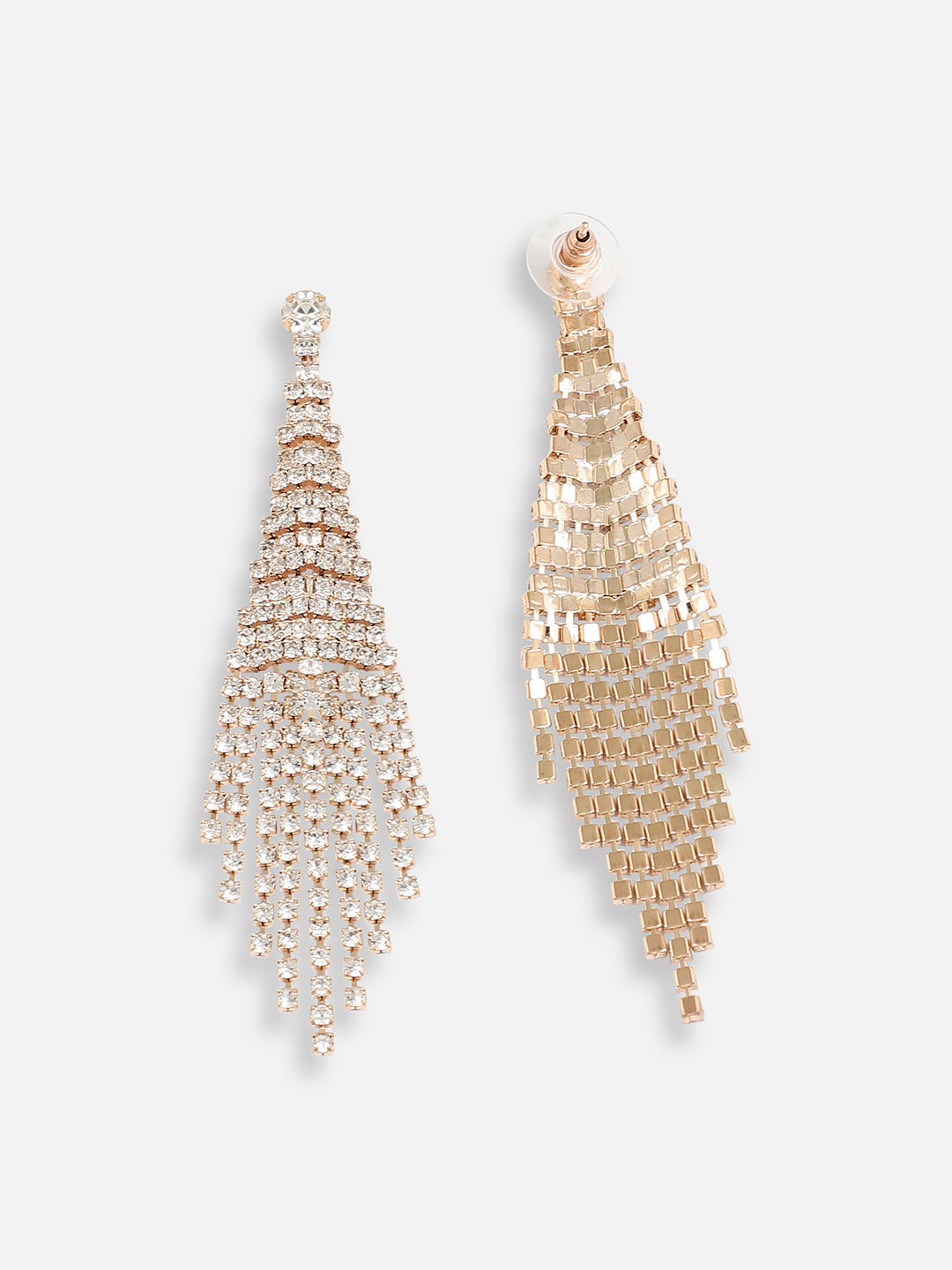Silver Plated Designer Stone Party Drop Earring For Women