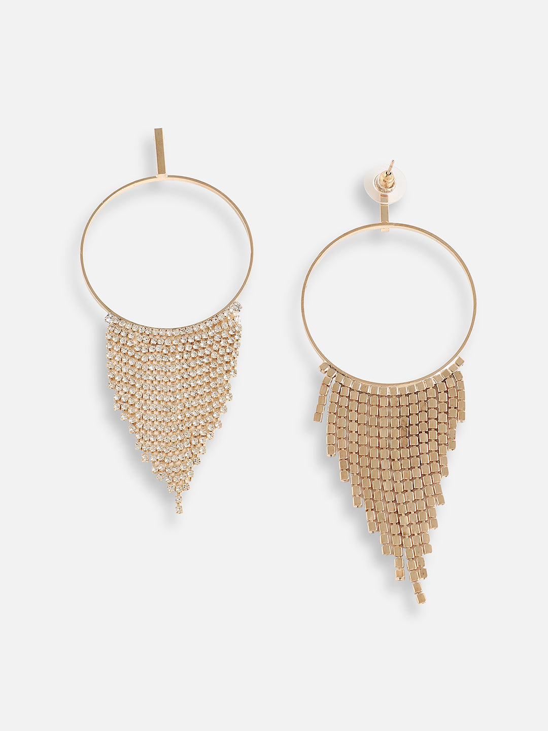 Gold Plated Designer Stone Party Drop Earring For Women