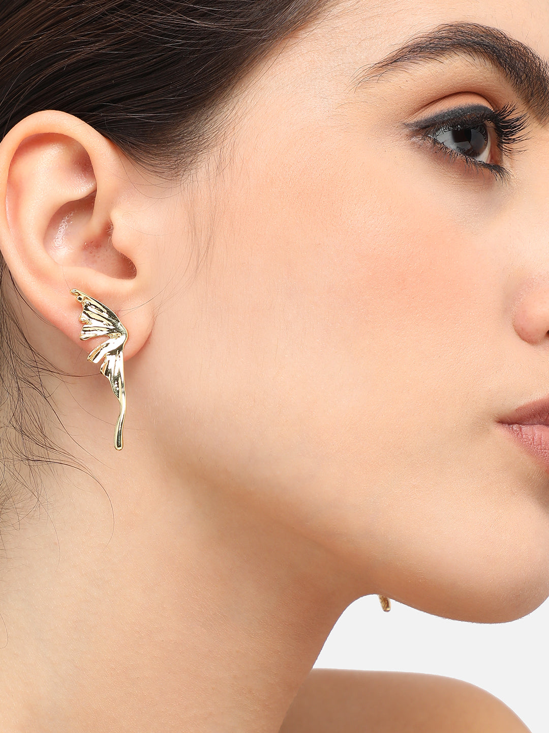 Gold Plated Designer Party Stud For Women