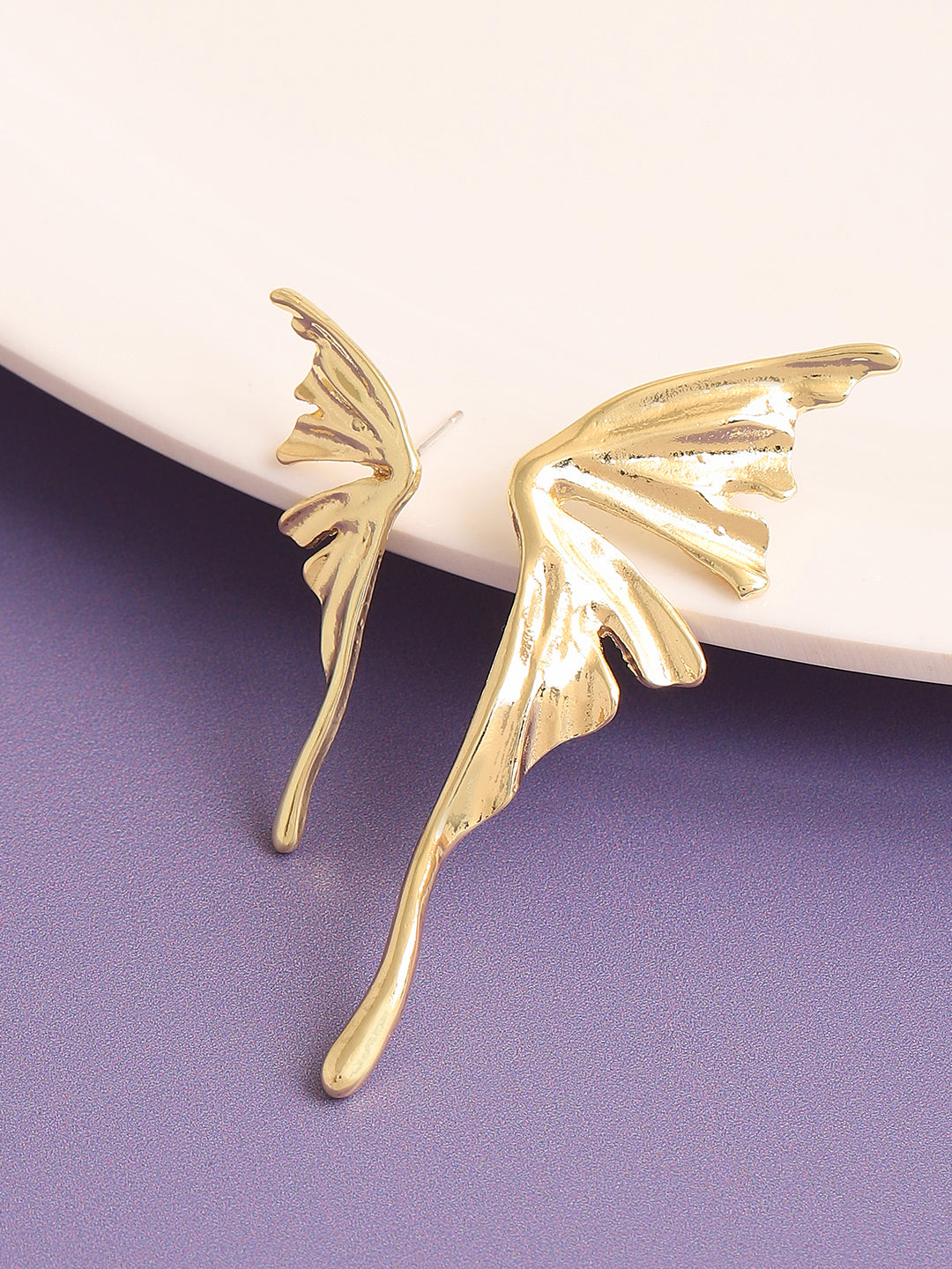 Gold Plated Designer Party Stud For Women