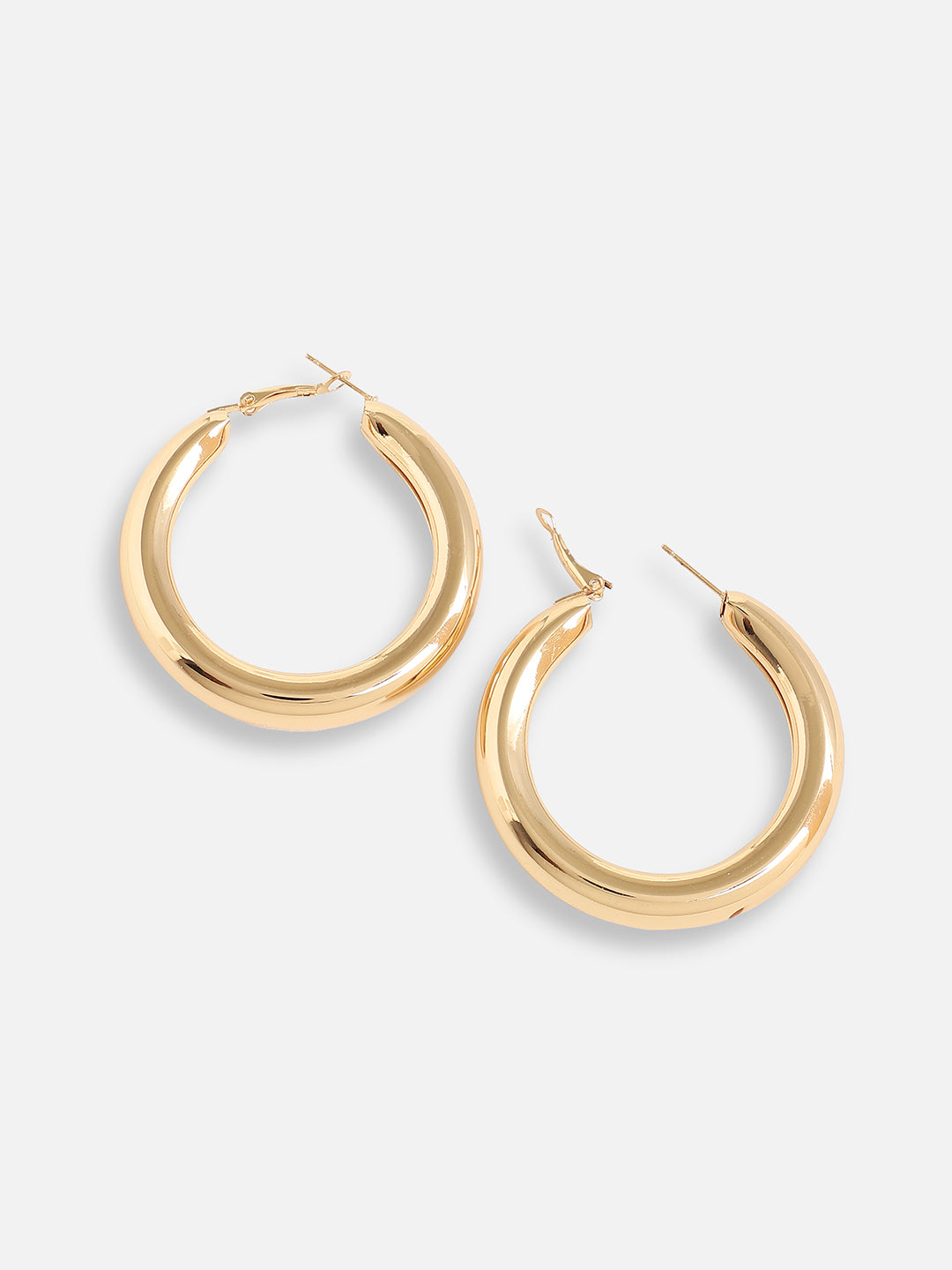 Gold Plated Designer Casual Hoop Earring For Women